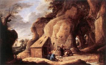 David Teniers The Younger : The Temptation Of St Anthony